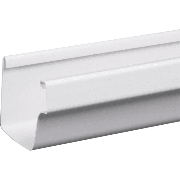 Amerimax Home Products Amerimax Vinyl Gutter - Pack of 4 Residential Use, Standard Application
