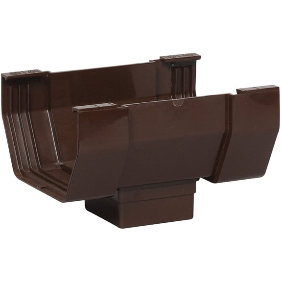 Amerimax Home Products Gutter Drop Outlet BRWN