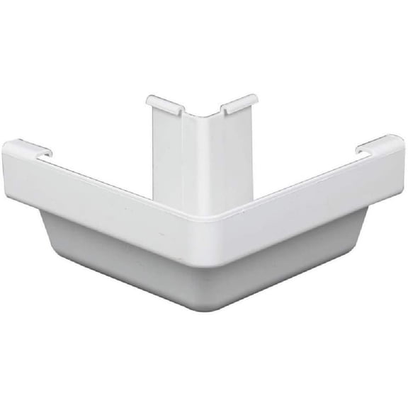 Amerimax Home Products White Vinyl K-Style Drop Outlet