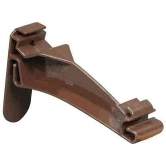 Amerimax M1722B Gutter Hanger, K-Style, Hidden, Traditional, Vinyl, Brown, 5-In. - Quantity 1
