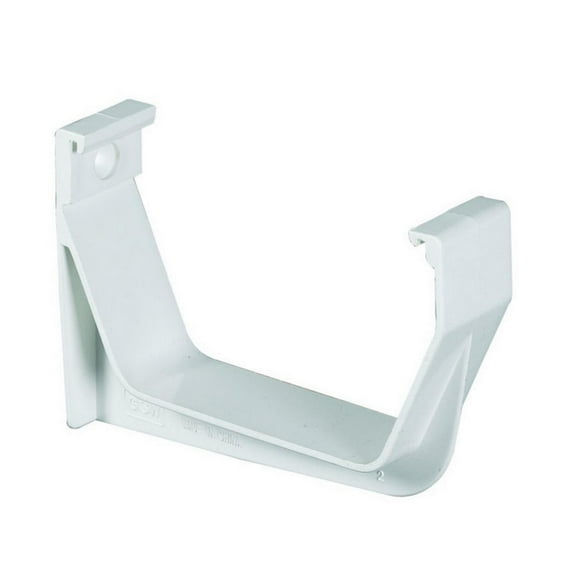 Amerimax 5 In. Contemporary White Vinyl Exterior Gutter Hook T0519