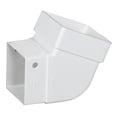 thumbnail image 1 of Amerimax T0525HP Gutter Elbow, 3.63 in L x 3.63 in W x 3.88 in H Gutter, Vinyl, White, 1 of 2