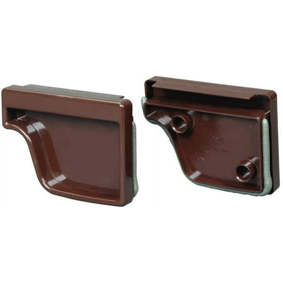 Amerimax Traditional Vinyl K Style Left Gutter End Cap