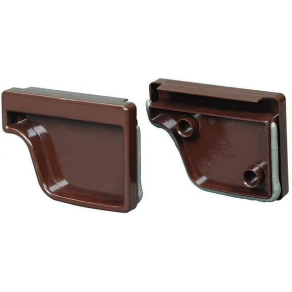Amerimax Traditional Vinyl K Style Left Gutter End Cap