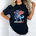 Amerisaurus TRex Dinosaur Fourth of July Vintage Patriotic Graphic