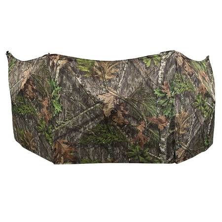 Ameristep Throwdown 3D Leafy Die-Cut Camo Easy-Setup 2-Person Hunting Blind