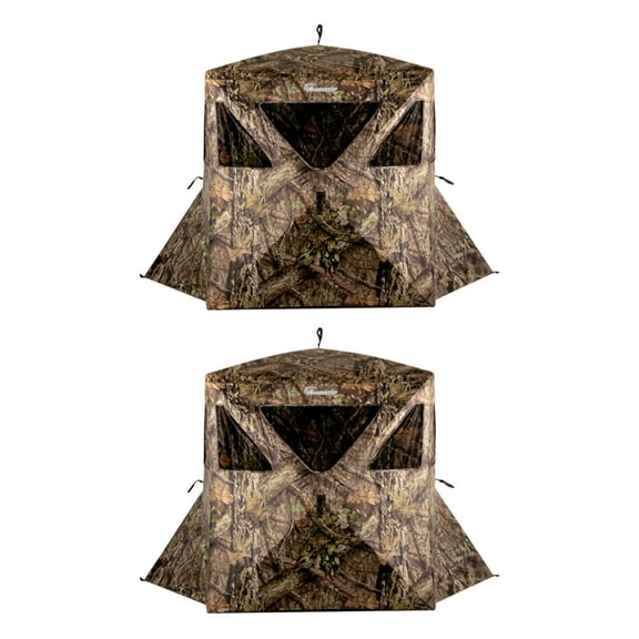 Ameristep Care Taker Outdoor 2 Person Duck Deer Hunting Blind (2 Pack)