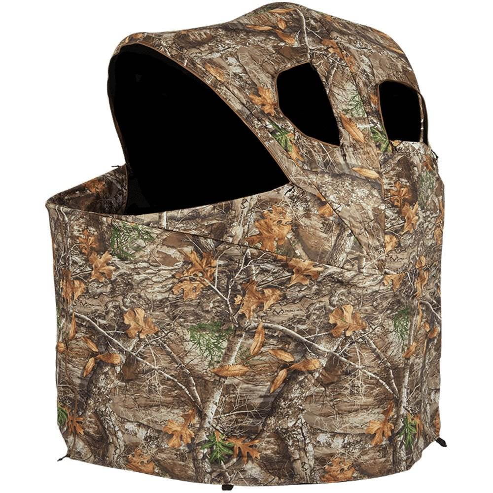 Ameristep Deluxe Tent Chair Ground Hunting Concealment Blind RealTree Edge Walmart