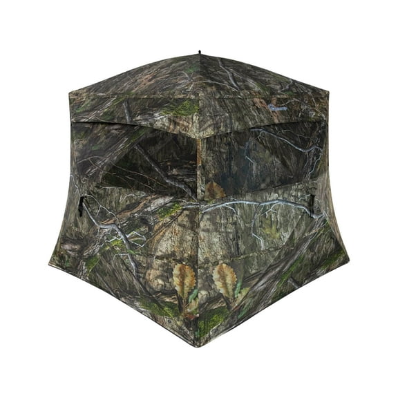 Ameristep Banshee Wide Bottom Extreme Ground Blind Fire Retardant MO Country DNA XL