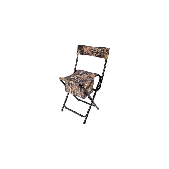 AMERISTEP Hunting Foldable Design Portable Lightweight High-Back Blind Chair with Backrest, Mossy Oak Break-up Country
