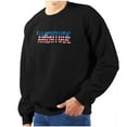 thumbnail image 1 of Ameritude American Attitude Funny Unisex Plus Fleece Graphic Sweatshirt Brisco Brands 2X, 1 of 6
