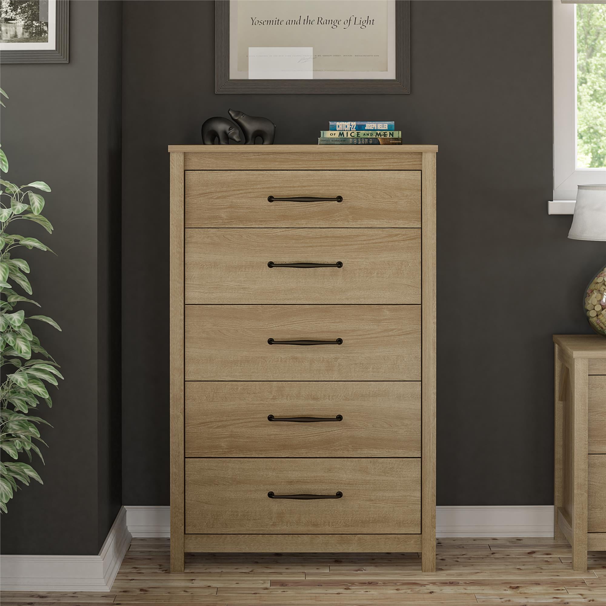 Powell Woodland Oak 604-315 Jewelry Armoire | Wayside