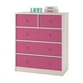 thumbnail image 1 of Ameriwood Home Applegate Storage Chest with 5 Pink Fabric Bins, 1 of 9