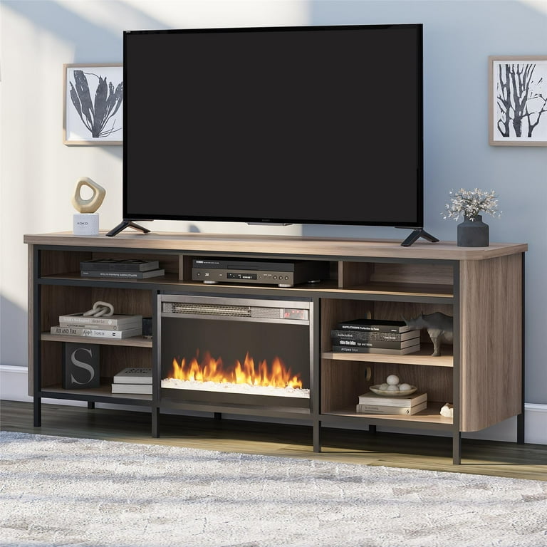 Ameriwood tv stand with fireplace deals