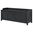 thumbnail image 1 of Ameriwood™ Home Farmington Entryway Storage Bench, 19-13/16"H x 47-5/8"W x 15-15/16"D, Black, 1 of 4