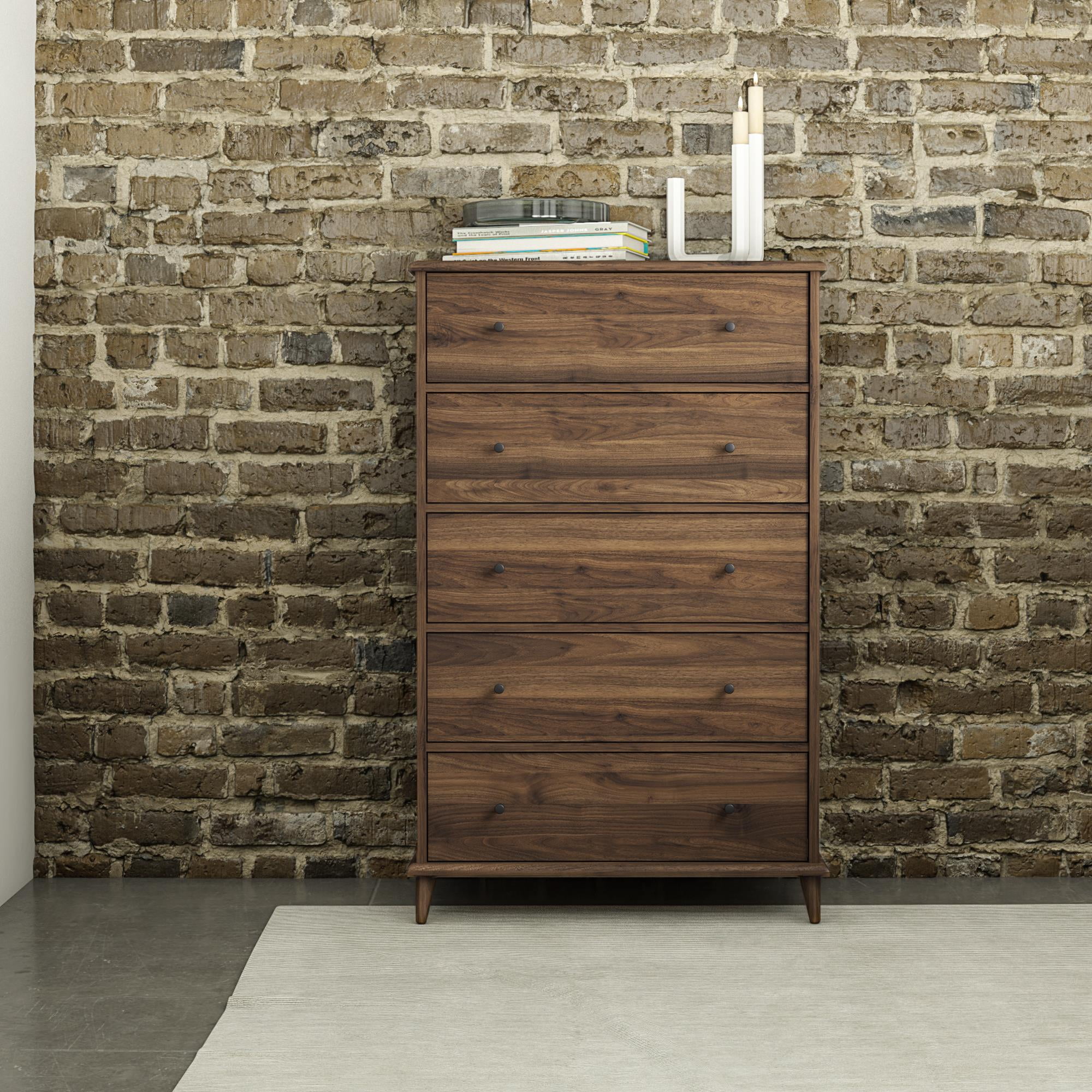 Ameriwood Home Farnsworth 5-Drawer Dresser, Walnut Qatar | Ubuy Ameriwood Home Farnsworth 5-Drawer Dresser, Walnut Qatar | Ubuy