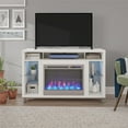 thumbnail image 1 of Ameriwood Home Fendall Fireplace TV Stand for TVs up to 48", White, 1 of 14