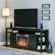 Ameriwood Home Gadson Electric Fireplace TV Console for TVs up to 75", Espresso