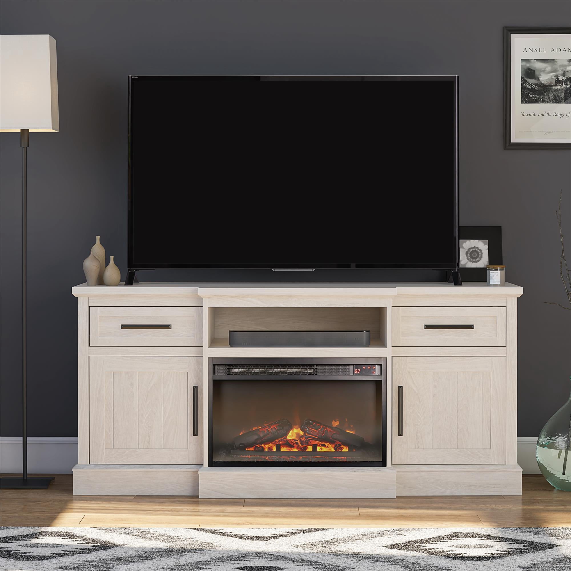 Free Shipping! Ameriwood Home Galacia Electric Fireplace TV Stand for ...