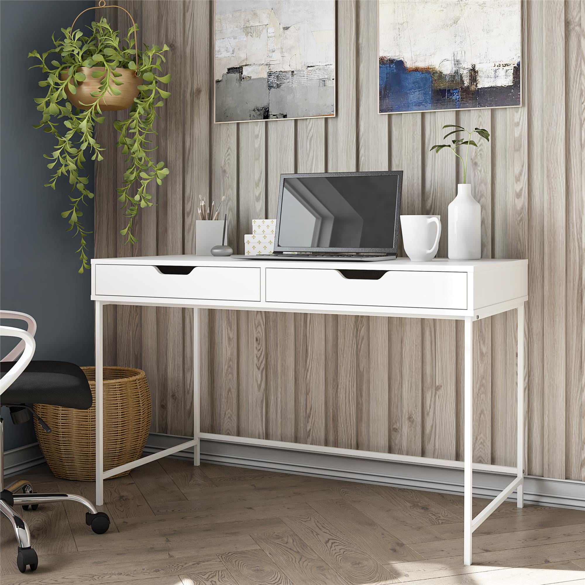 Modern Computer Desk White - EveryRoom