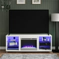 thumbnail image 1 of Lumina Fireplace TV Stand for TVs up to 70", White, 1 of 9