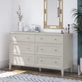thumbnail image 1 of Ameriwood Home Monticello Wide 6-Drawer Dresser, Taupe, 1 of 12