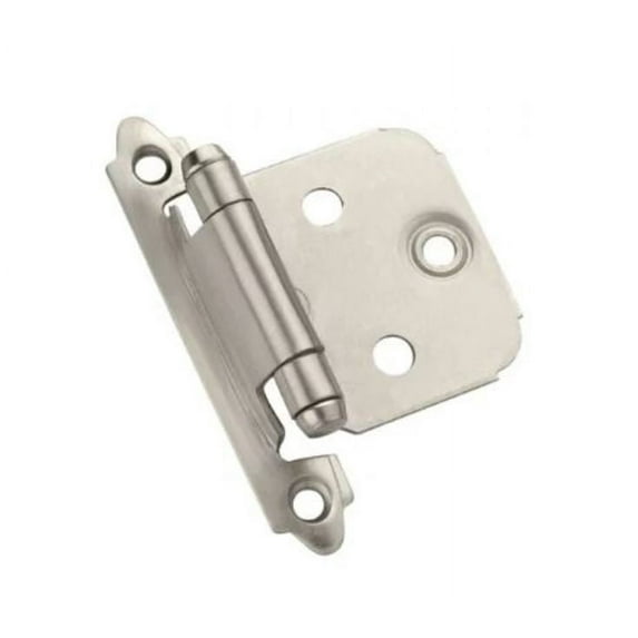 Amerock 10Pkr3429 Variable Overlay Self-Closing Face Mount Hinges - Nickel