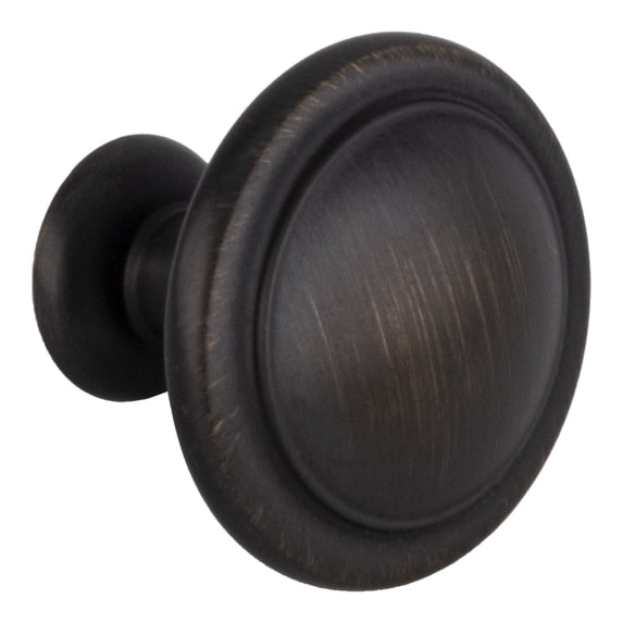 Amerock 1887645 Roman Bronze Reflection Round Metal Cabinet Knob 1-1/4" Diameter For Kitchen And Cabinet Hardware - pack of 10