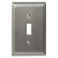 thumbnail image 1 of Amerock 1906958 Mulholland Single Toggle Switch Plate - Nickel, 1 of 7