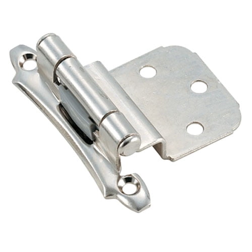 Amerock 2-1/8 in. W X 2-3/4 in. L Polished Chrome Steel Self-Closing Hinge 2 pk