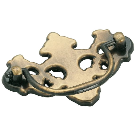 Amerock Allison Allison Drop Cabinet Pull 3 in. Antique Brass 1 pk