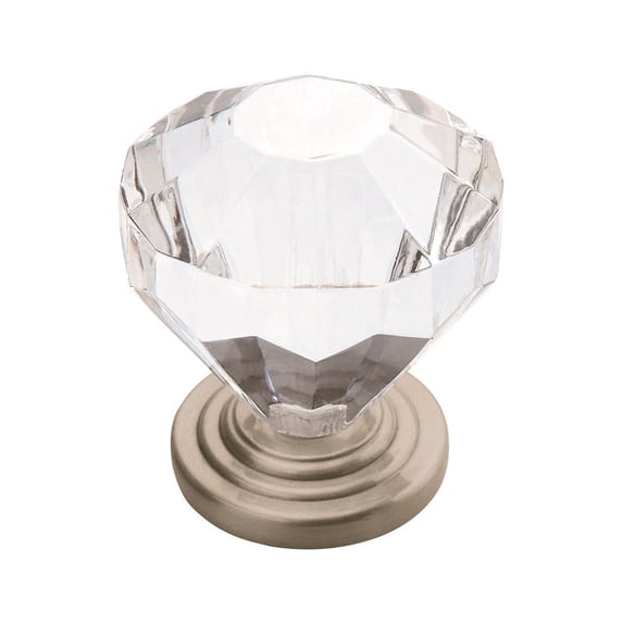 Amerock 5PK14303G10 Traditional Classics Furniture Knob, Satin Nickel