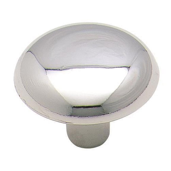 Amerock 831CH-XCP500 Polished Chrome Mushroom Kitchen Cabinet Knob 1-1/4" Diameter - pack of 500