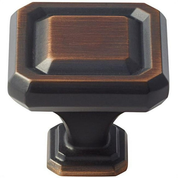 Amerock A36547 ORB Wells Knob, Oil Rubbed Bronze - 1.5 in.