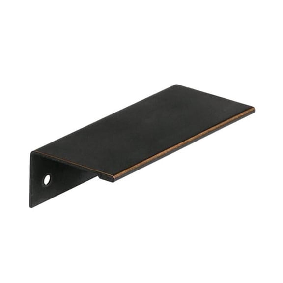 Amerock A36573 Edge Pull - Oil Rubbed Bronze - 3 in. - Elegant Design for Traditional Decor