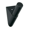 thumbnail image 1 of Amerock Acclivity Contemporary Single Prong Matte Black Wall Hook, 1 of 9