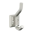 thumbnail image 1 of Amerock Aliso Transitional Double Prong Satin Nickel Wall Hook, 1 of 9
