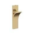 thumbnail image 1 of Amerock Apex Contemporary Single Prong Champagne Bronze Wall Hook, 1 of 9