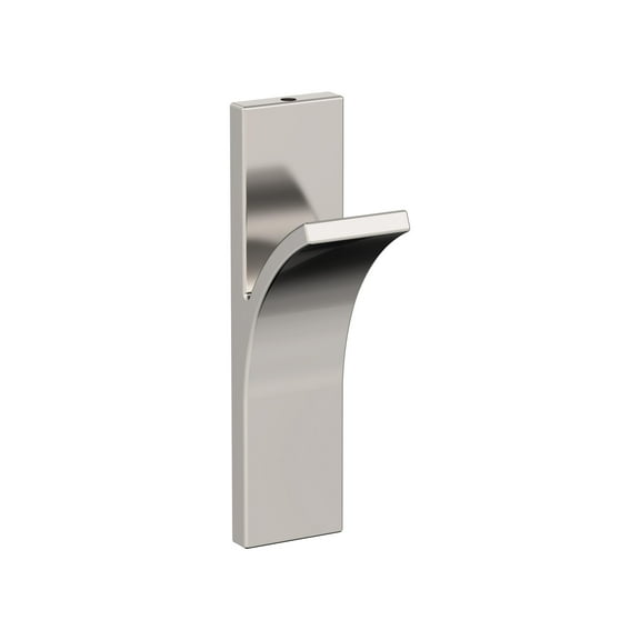 Amerock Apex Contemporary Single Prong Polished Nickel Wall Hook