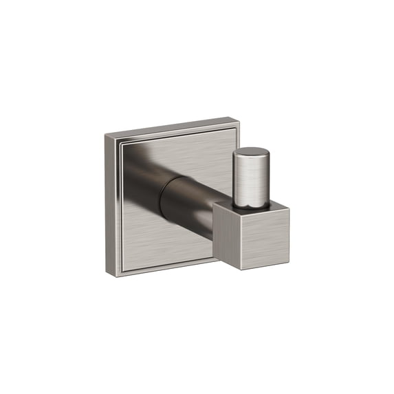 Amerock Appoint Brushed Nickel Single Prong Robe Hook
