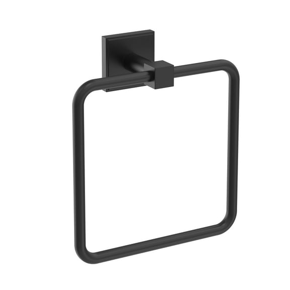 Amerock Appoint Matte Black Closed Towel Ring
