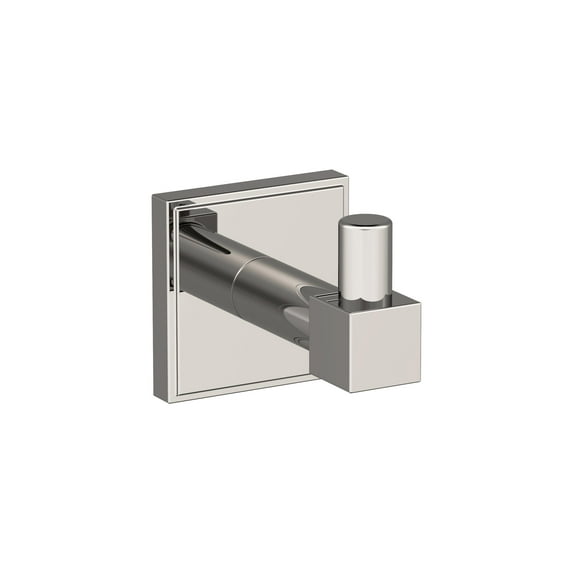 Amerock Appoint Polished Nickel Single Prong Robe Hook