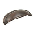 thumbnail image 1 of Ashby 4 in (102 mm) & 3 in (76 mm) Center-to-Center Oil-Rubbed Bronze Cabinet Cup Pull, 1 of 7