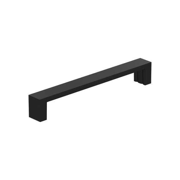Amerock Augment 6-5/16 (160mm) Center-to-Center Matte Black Cabinet Pull, 10 Pack