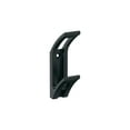 thumbnail image 1 of Amerock Avid Contemporary Double Prong Matte Black Wall Hook, 1 of 9