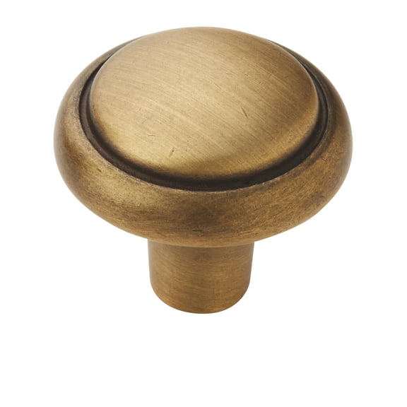 Amerock BP1308GB-XCP200 Gilded Bronze Sterling Traditional Round Cabinet Knob 1-1/8" Diameter For Kitchen And Cabinet Hardware Gilded Bronze - pack of 200
