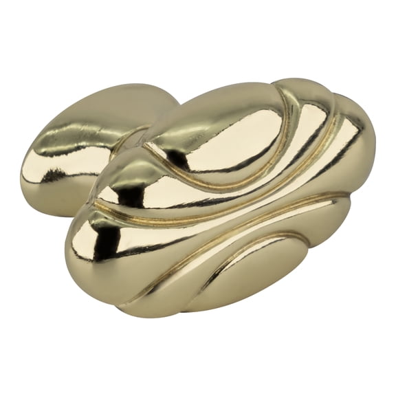 Amerock BP13963-XCP20 Polished Brass Radiance Traditional Round Cabinet Knob 1-1/2" Diameter For Kitchen And Cabinet Hardware - pack of 20