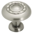 thumbnail image 1 of Amerock BP15852G10 Inspirations Rope Oversized Knob, 1-3/4", Satin Nickel, 1 of 7