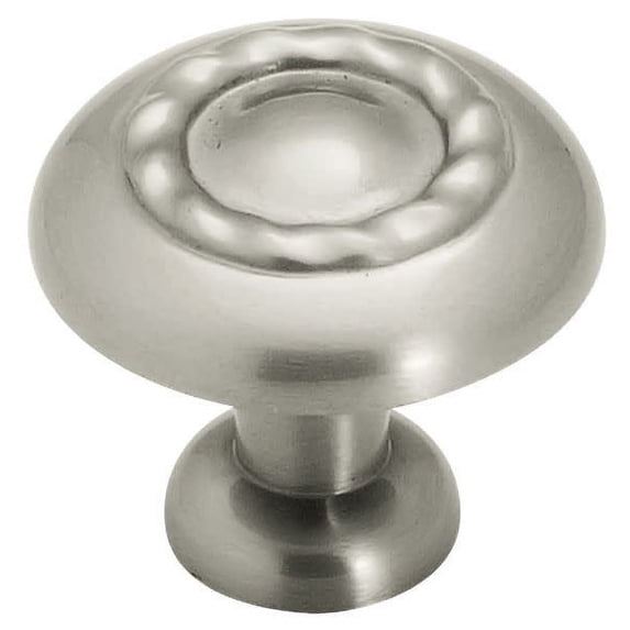 Amerock BP15852G10 Inspirations Rope Oversized Knob, 1-3/4", Satin Nickel