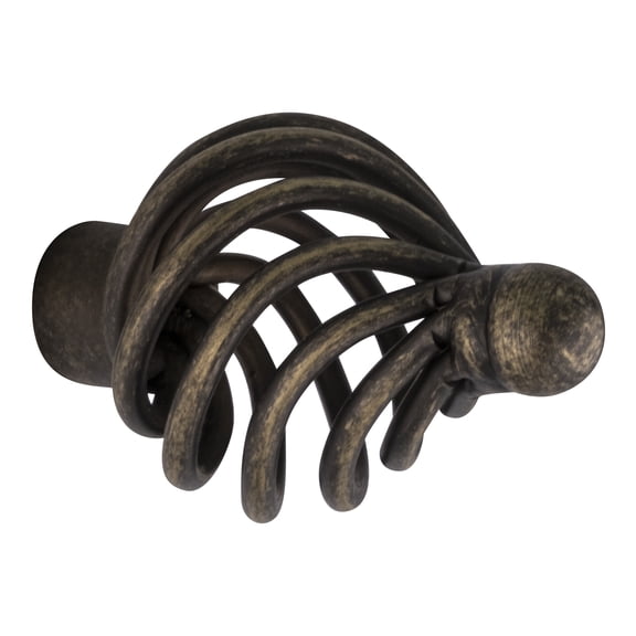 Amerock BP19320R2-XCP2 Village Classics Traditional Kitchen Cabinet Knob 1-3/8" Diameter Weathered Brass - pack of 2